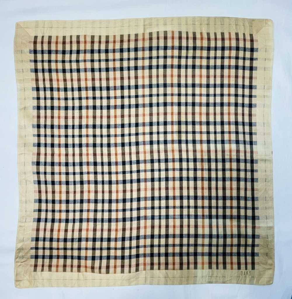 Daks London × Vintage Daks Scarf Handkerchief Nec… - image 2