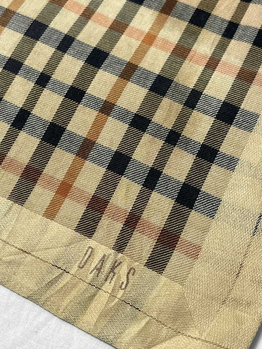 Daks London × Vintage Daks Scarf Handkerchief Nec… - image 3