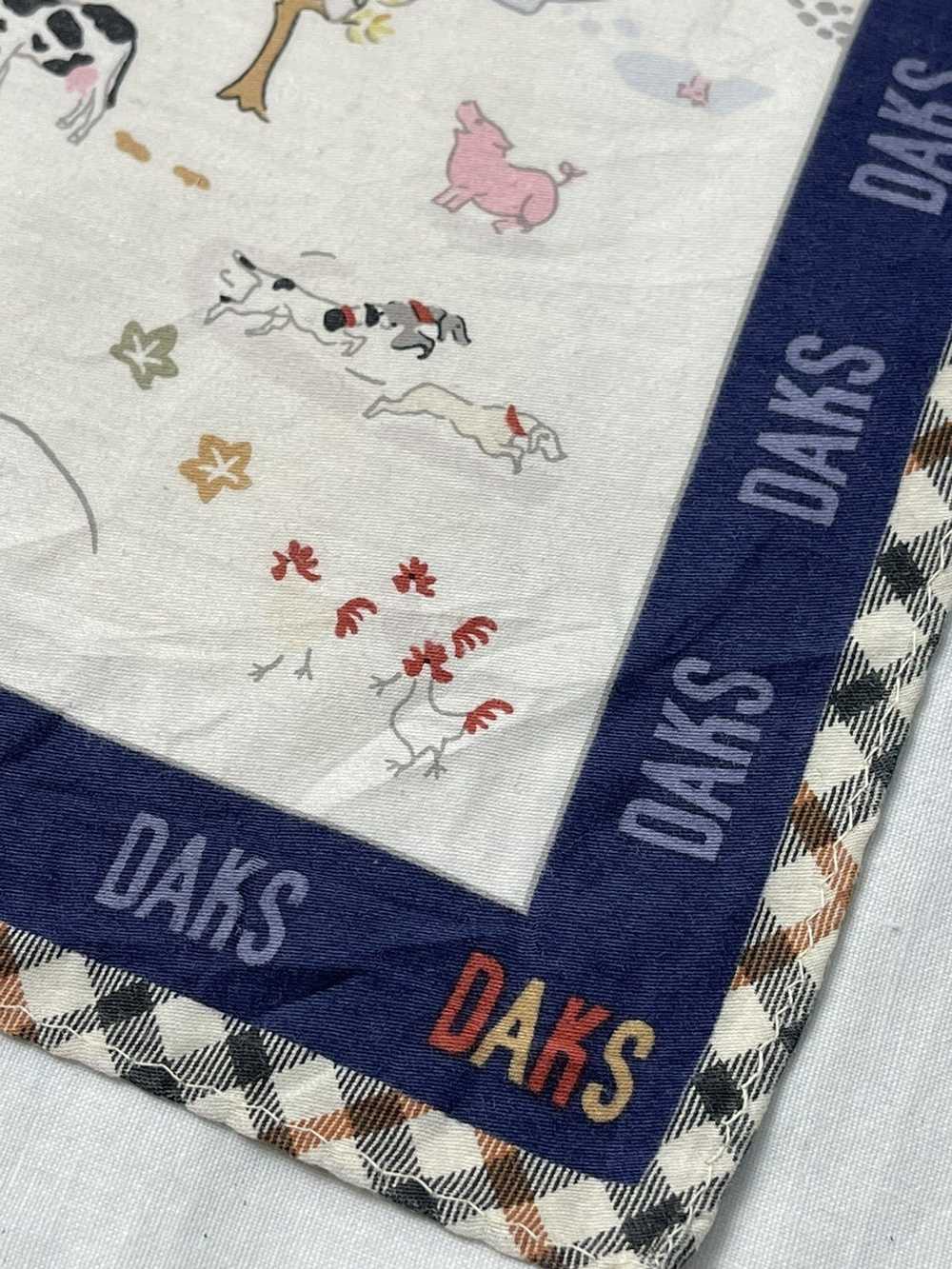 Daks London × Vintage Daks Scarf Handkerchief Nec… - image 3