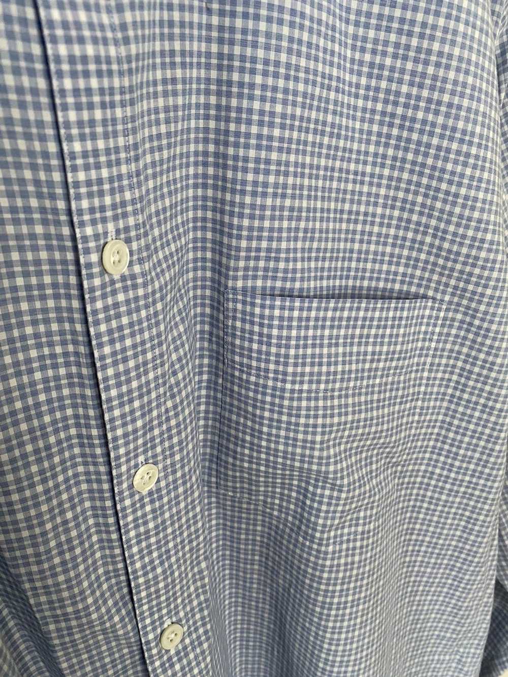 Billy Reid Light Blue Check Shirt - image 4