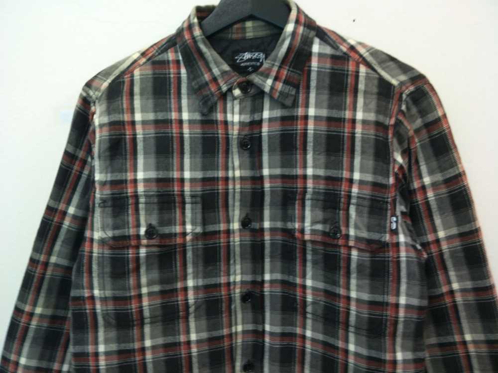 Stussy Overshirt Quilted Checked - image 5