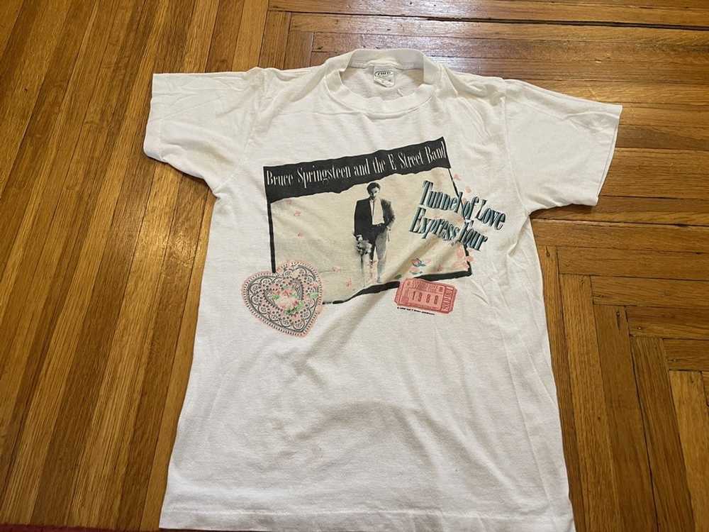 Band Tees × Vintage Bruce Springsteen 1988 Tunnel… - image 2