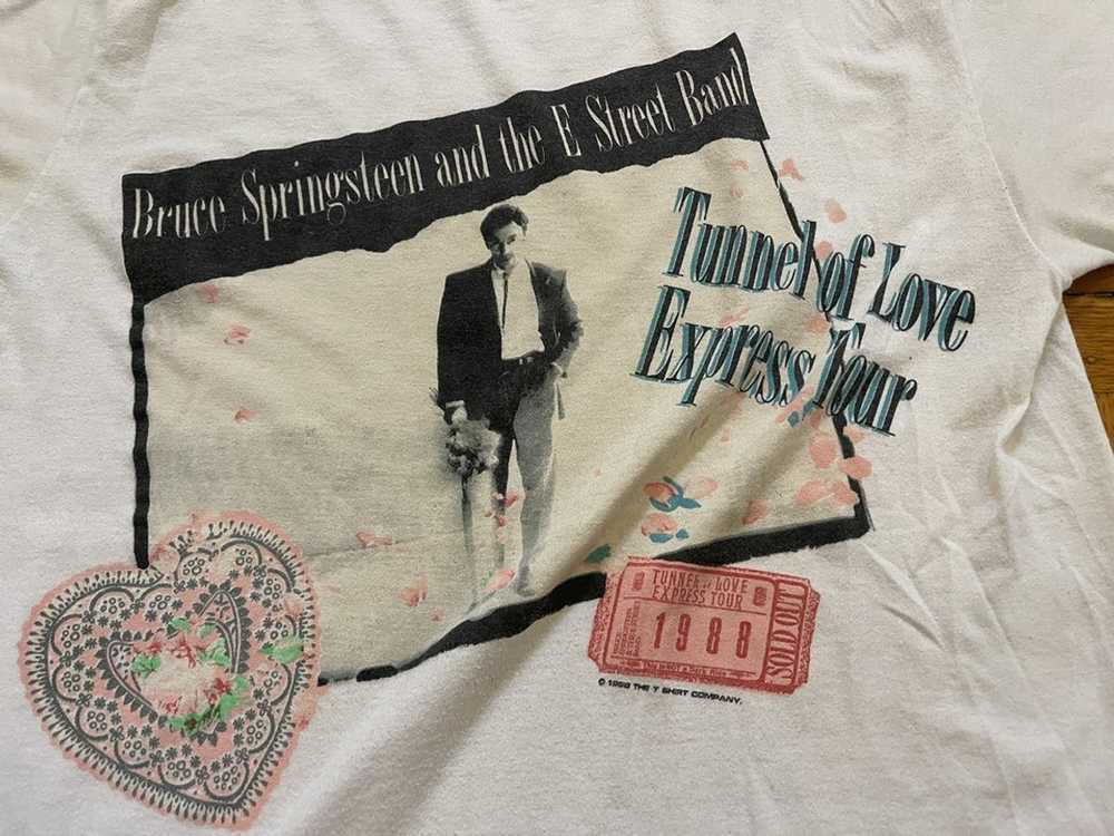 Band Tees × Vintage Bruce Springsteen 1988 Tunnel… - image 3