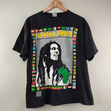 Bob Marley × Rap Tees × Vintage Early 90's Bob Ma… - image 1