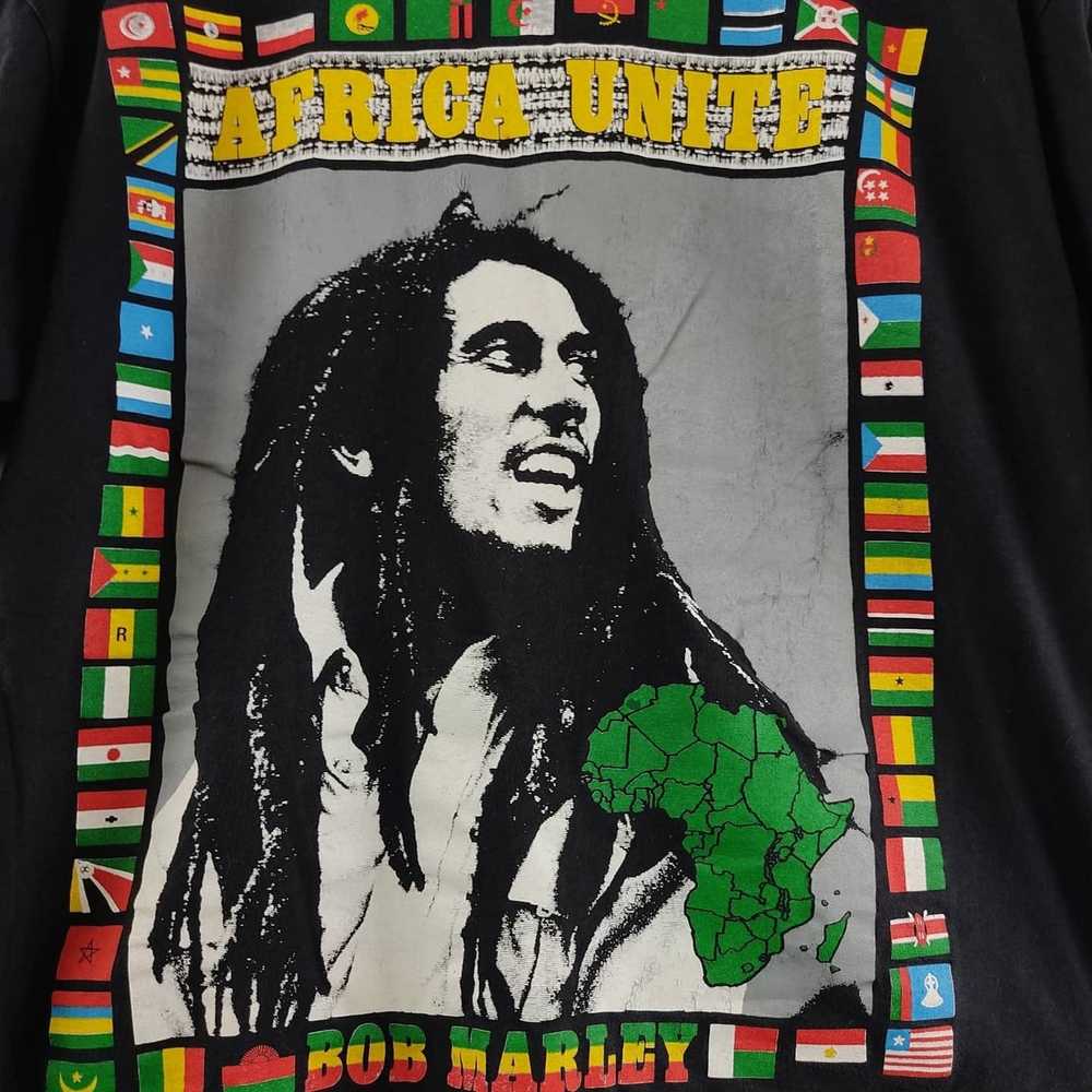 Bob Marley × Rap Tees × Vintage Early 90's Bob Ma… - image 4