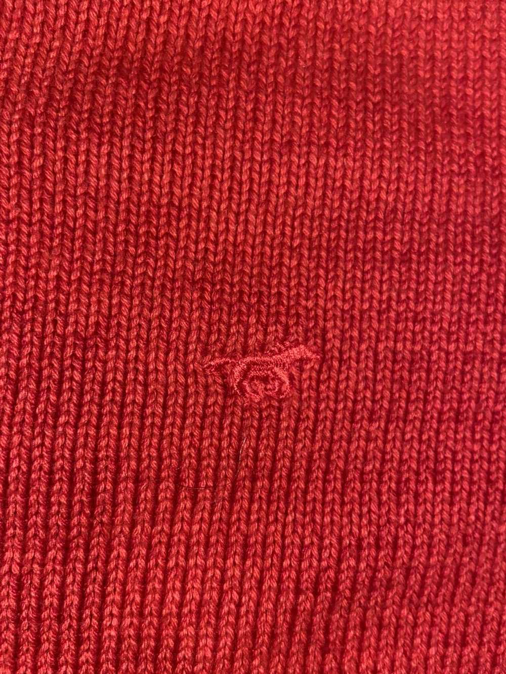 Mustang × Vintage RARE RED MUSTANG SWEATER SIZE L… - image 4