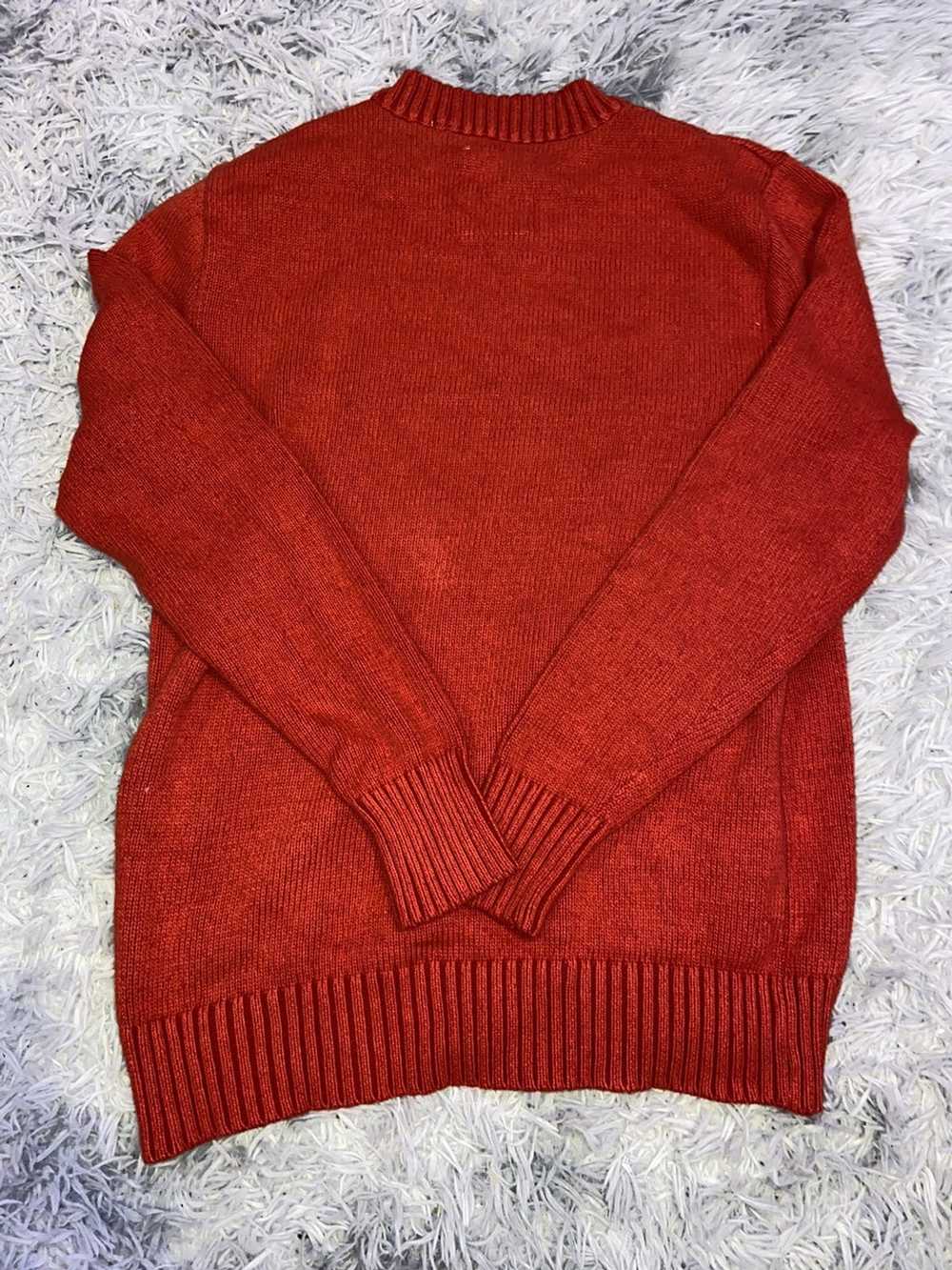 Mustang × Vintage RARE RED MUSTANG SWEATER SIZE L… - image 6