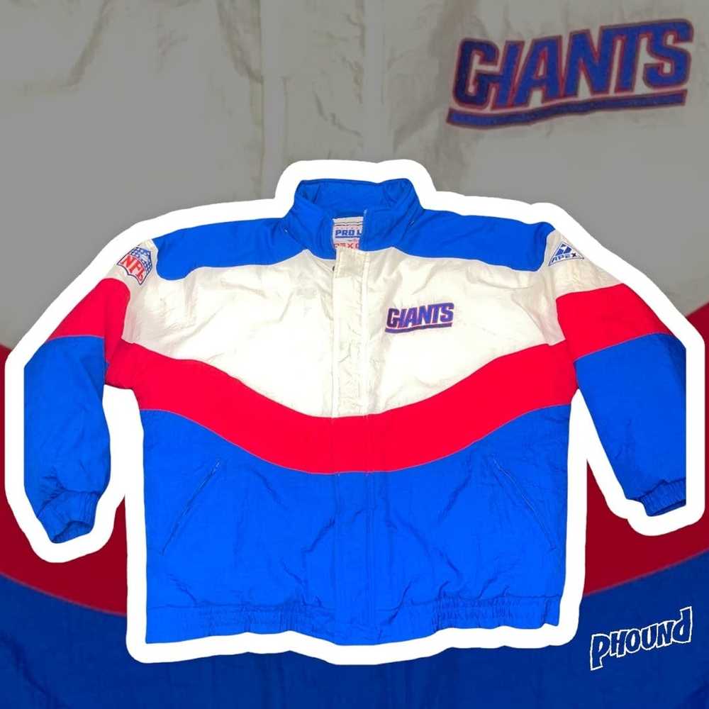 Reebok Vtg New York Giants APEX One Jacket Large … - image 1