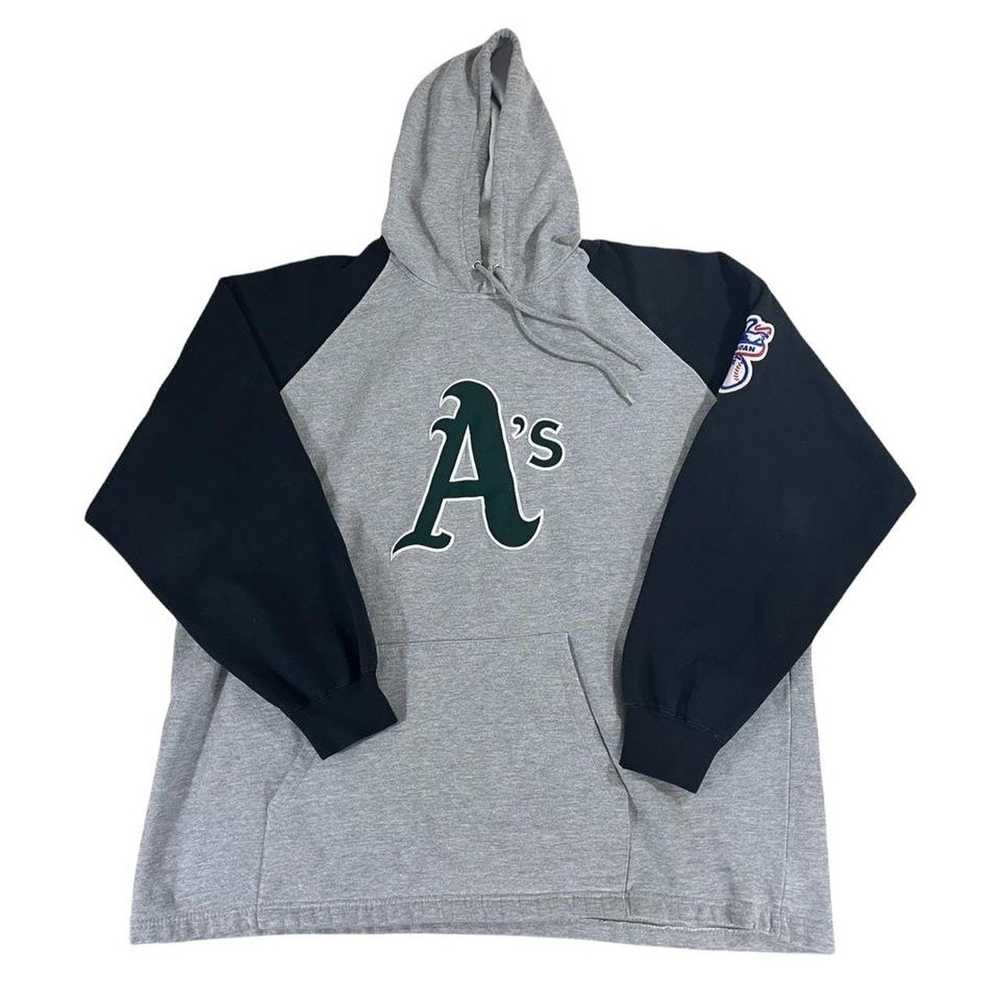 Lee Vintage Lee sport Y2K Oakland A’s MLB Gray Ho… - image 1