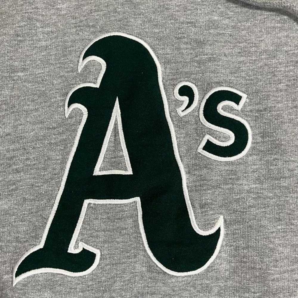 Lee Vintage Lee sport Y2K Oakland A’s MLB Gray Ho… - image 3