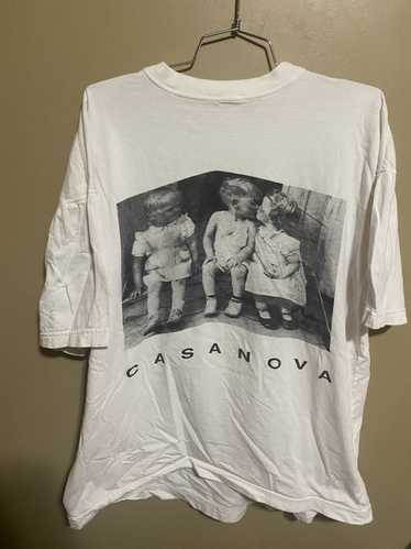 Art × Vintage 1990's Casanova Photo Art Painting T