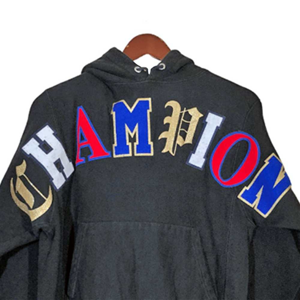 Champion Champion Old English Lettering Black Hoo… - image 2