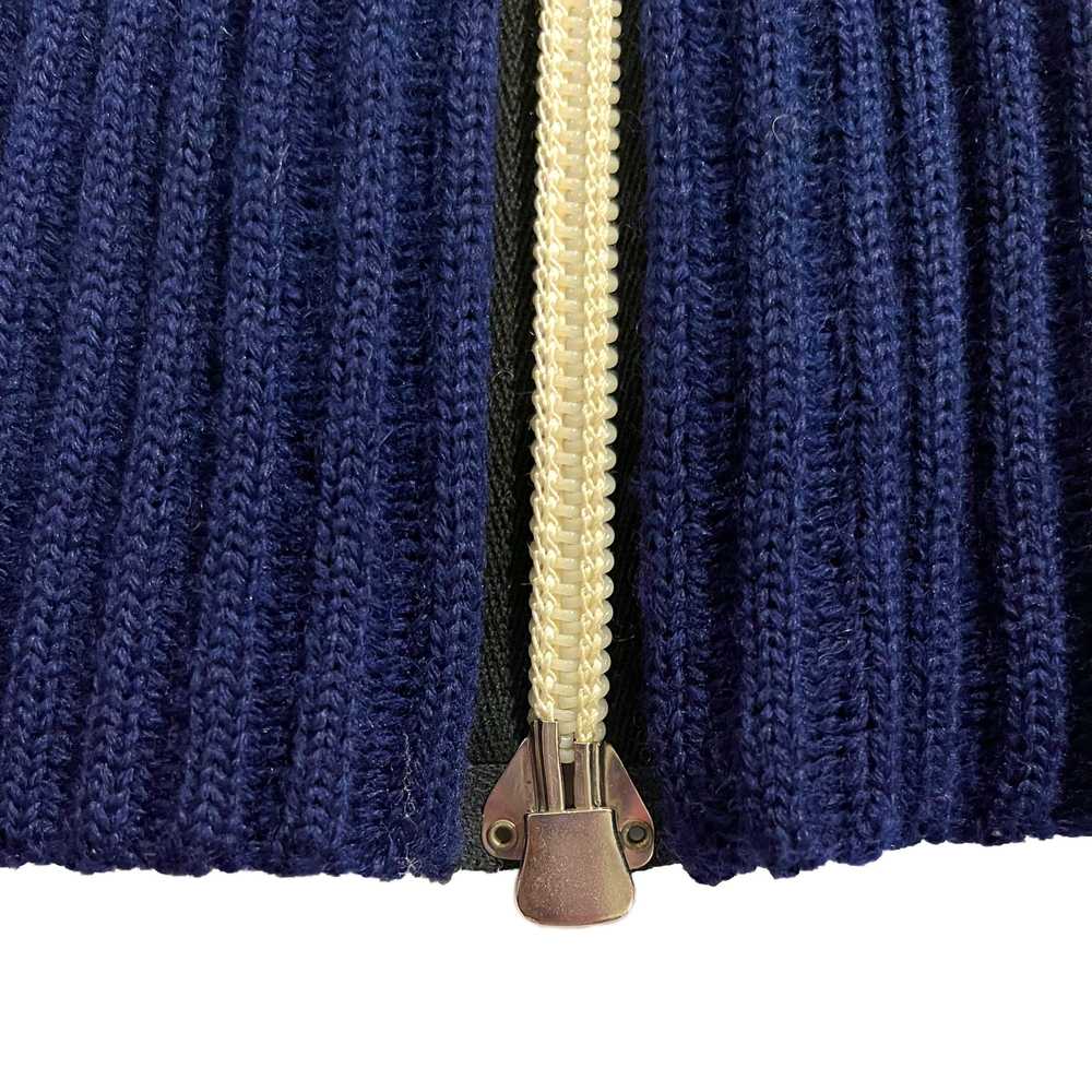 1960s RARE Pierre Cardin Asymmetrical Zip Sweater - image 4