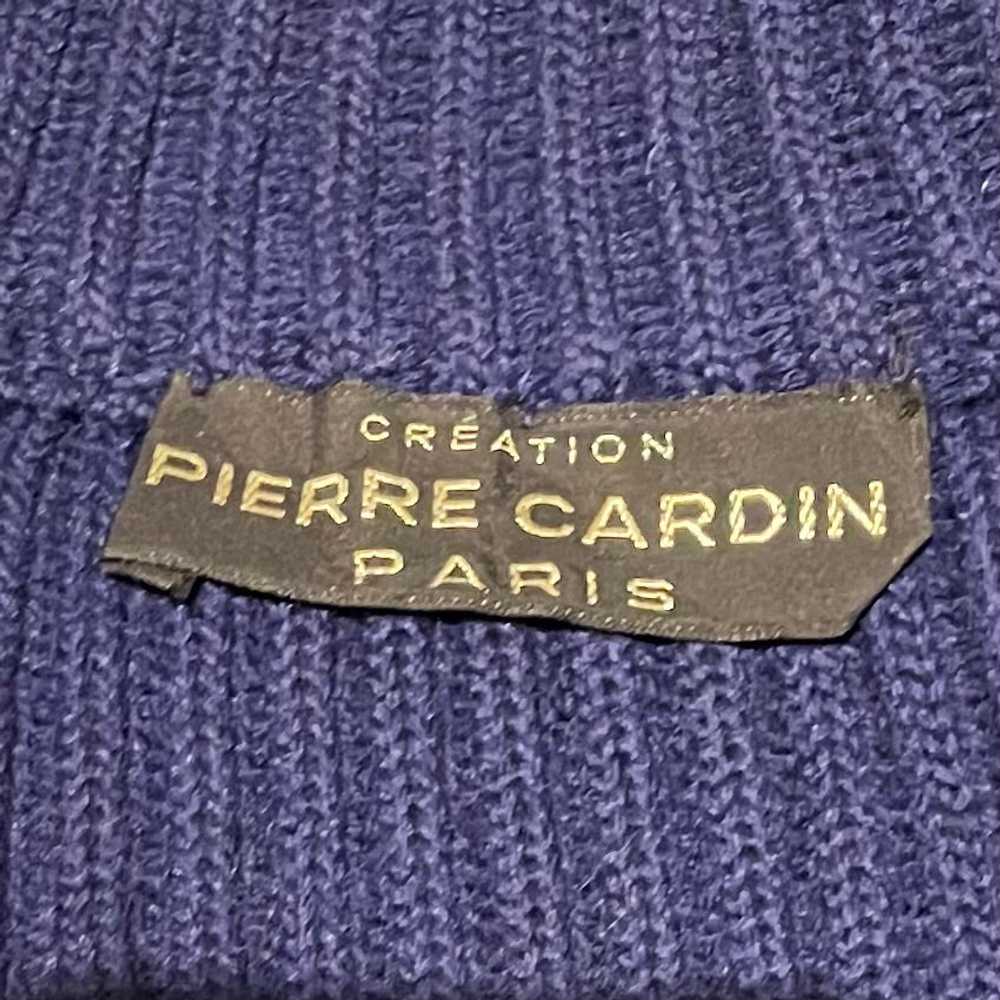 1960s RARE Pierre Cardin Asymmetrical Zip Sweater - image 5