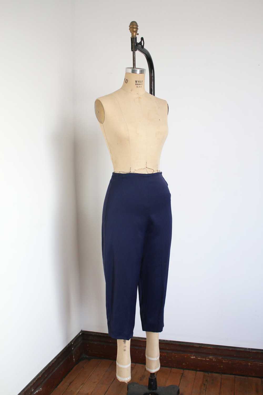 MARKED DOWN vintage 1930s 40s navy ski pants {xs} - image 2