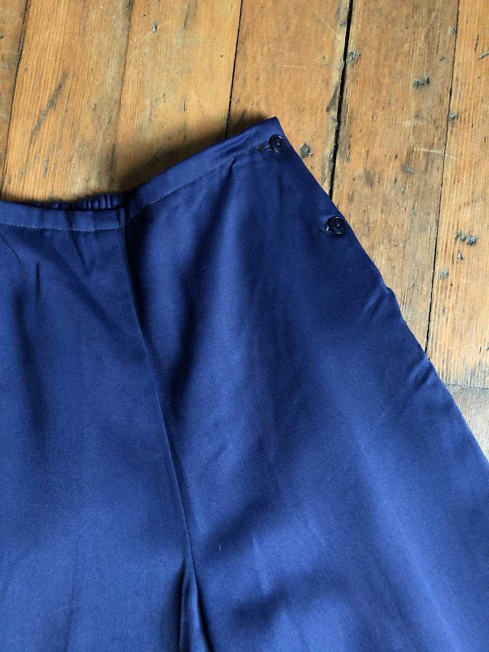 MARKED DOWN vintage 1930s 40s navy ski pants {xs} - image 6