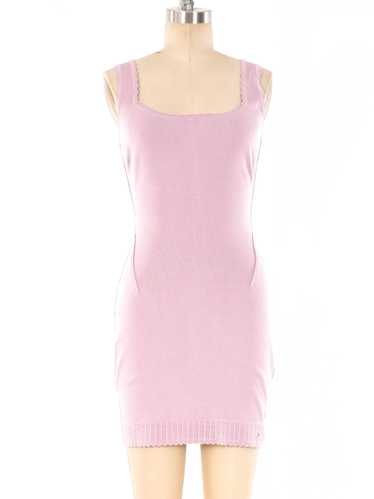 Alaia Lavender Knit Tank Dress