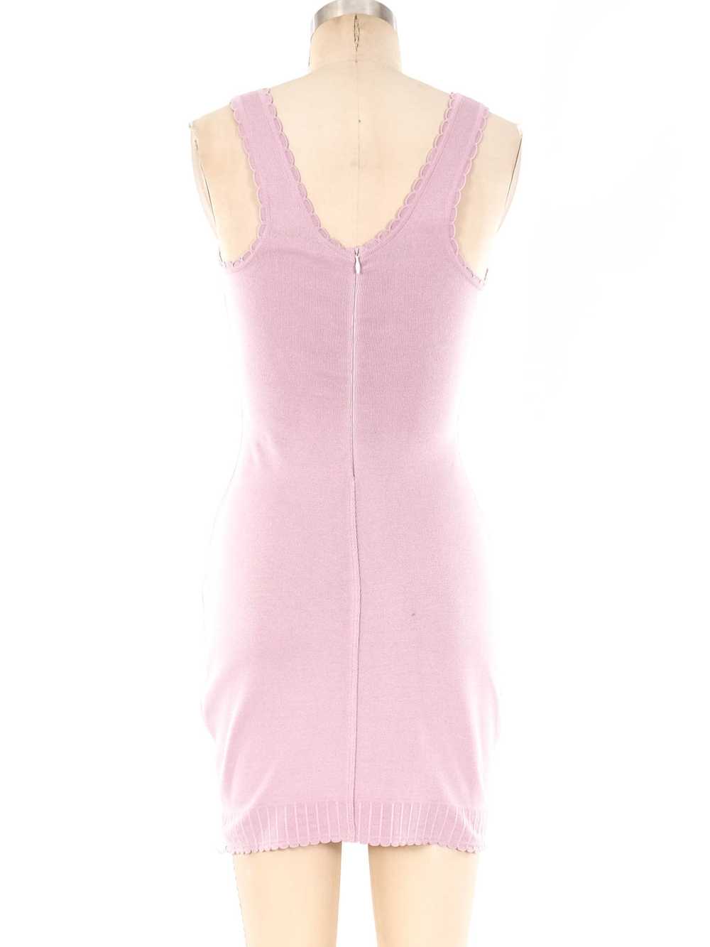 Alaia Lavender Knit Tank Dress - image 4
