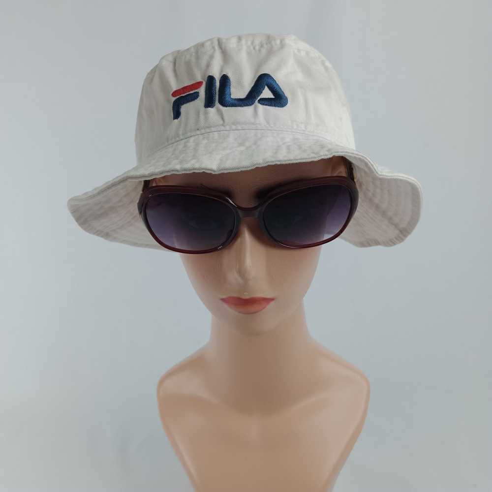 Fila × Sportswear × Streetwear fila white bucket … - image 1