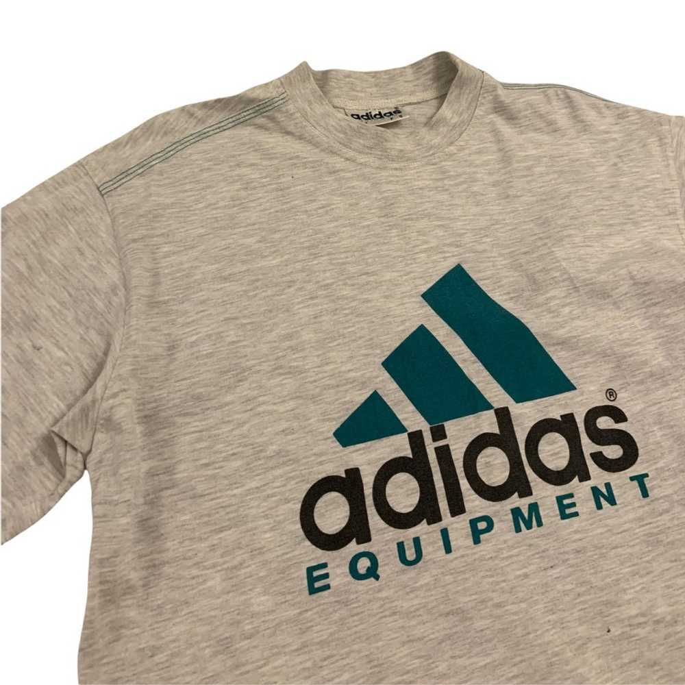 Adidas × Vintage Vintage Adidas Equipment T-Shirt… - image 2