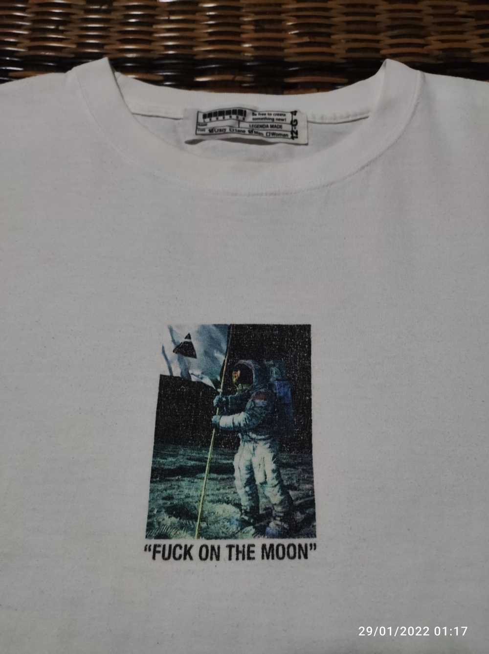 Japanese Brand Legenda "FUCK ON THE MOON " Tee Sh… - image 4