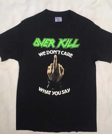 Vintage Overkill 1988 Fuck You t shirt