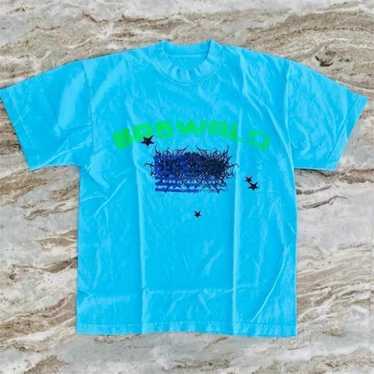 Sp5der ｘJuice Wlrd 999 / logo print tee Sp5der xJuice Wlrd 999 / logo print tee