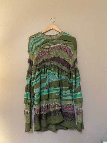 Kenzo KENZO MULTI-STRIPE SWEATER M Green, Purple C