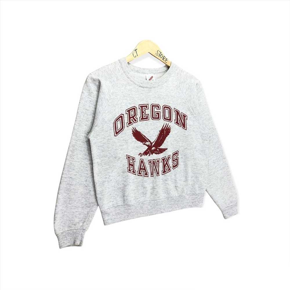 Collegiate × Jerzees × Vintage Vintage Oregon Haw… - image 3