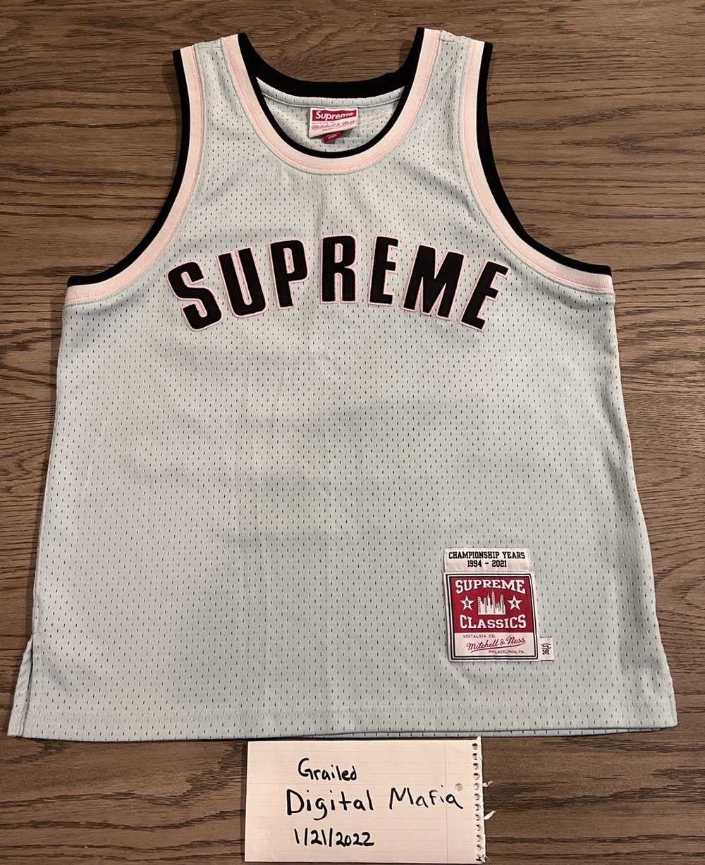 Supreme Supreme Mitchell & Ness Basketball Jersey - image 1