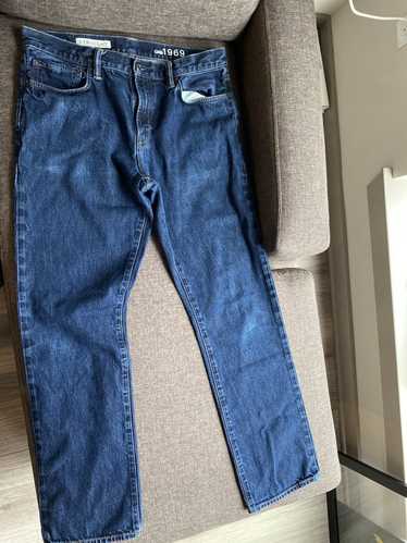 Gap Jeans Men 32x28 Boot Cut Blue Denim Medium Wash Blue Casual Adult