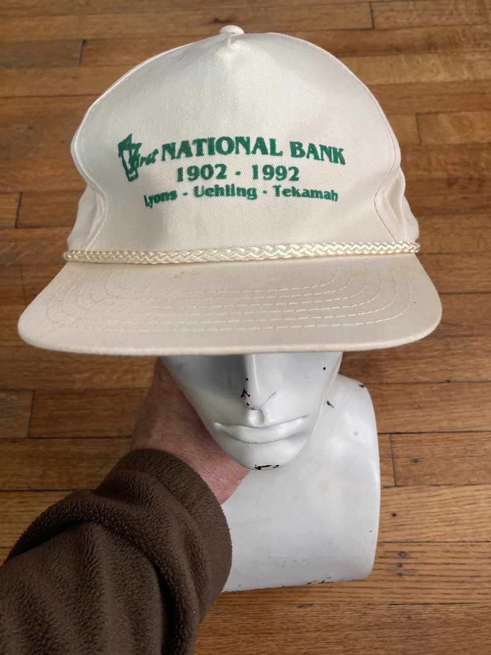 Strapback × Trucker Hat × Vintage First National … - image 3