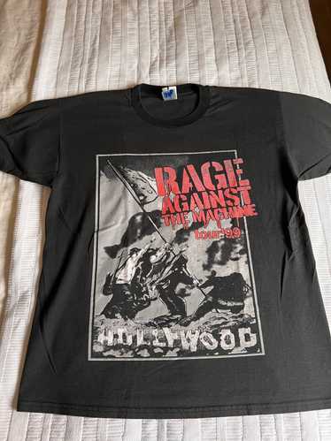 1996 RARE Rage Against The Machine - Evil Empire - Double Sided Fear is  Your Only God - Crimebusters Concert Vintage T-Shirt