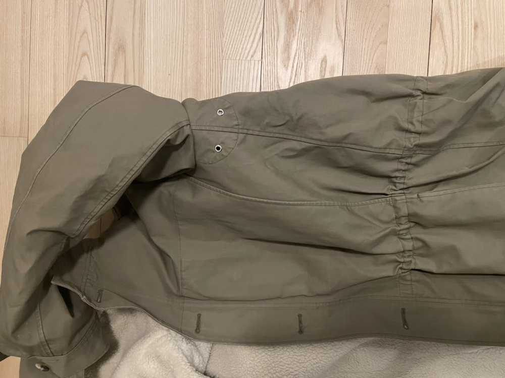 A.P.C. APC Coat Army green canvas sherpa fleece l… - image 11