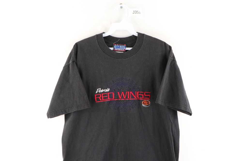 Vintage Vintage 90s Faded Detroit Red Wings T-Shi… - image 2