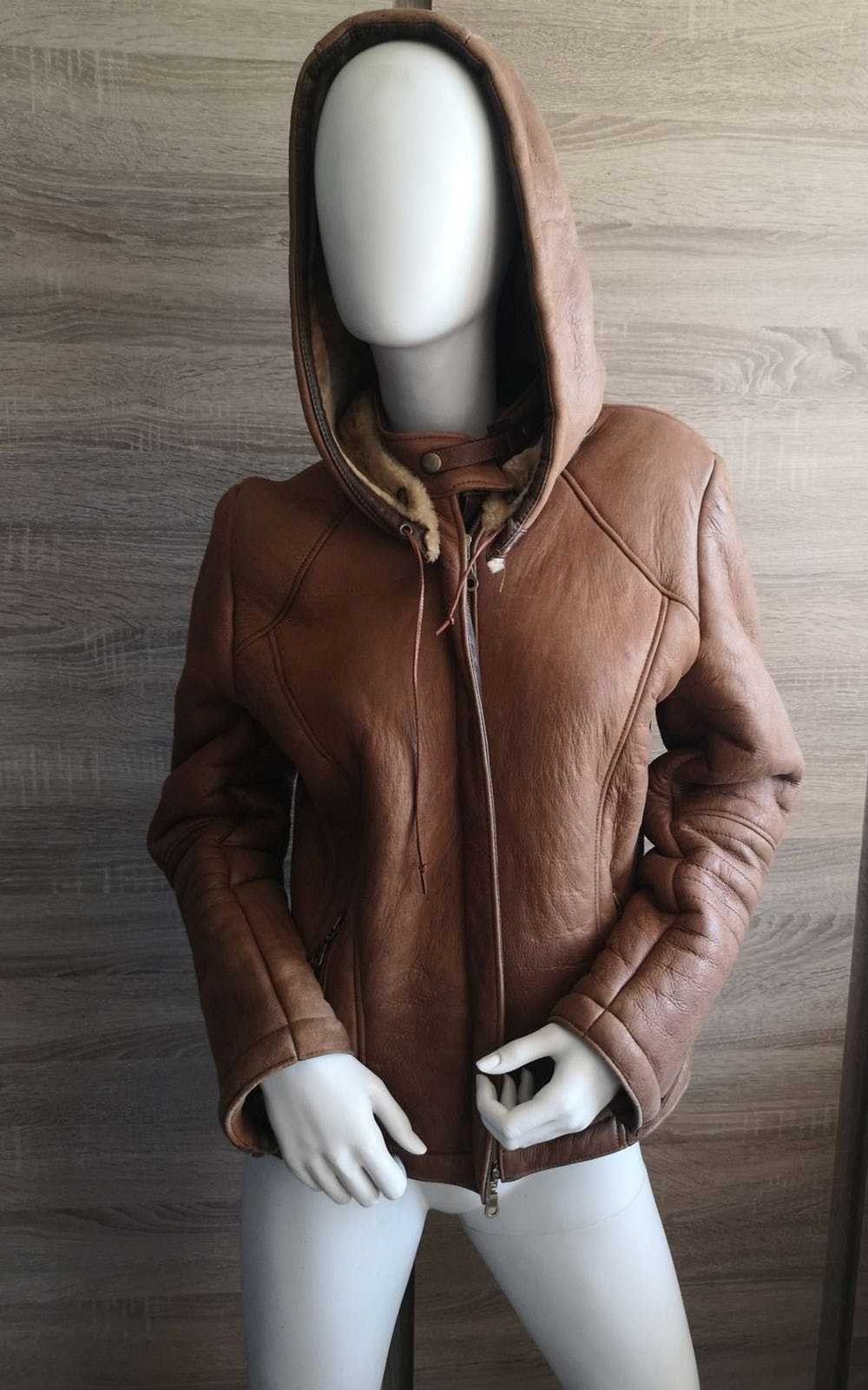 Vintage REAL SHEARLING SHEEPSKIN Women's hoodies … - image 1