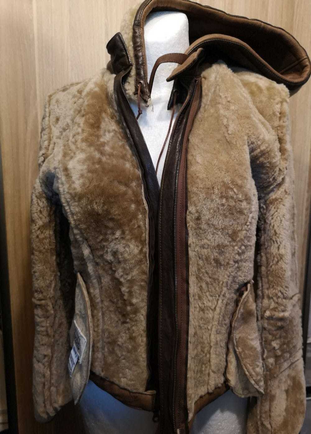 Vintage REAL SHEARLING SHEEPSKIN Women's hoodies … - image 4