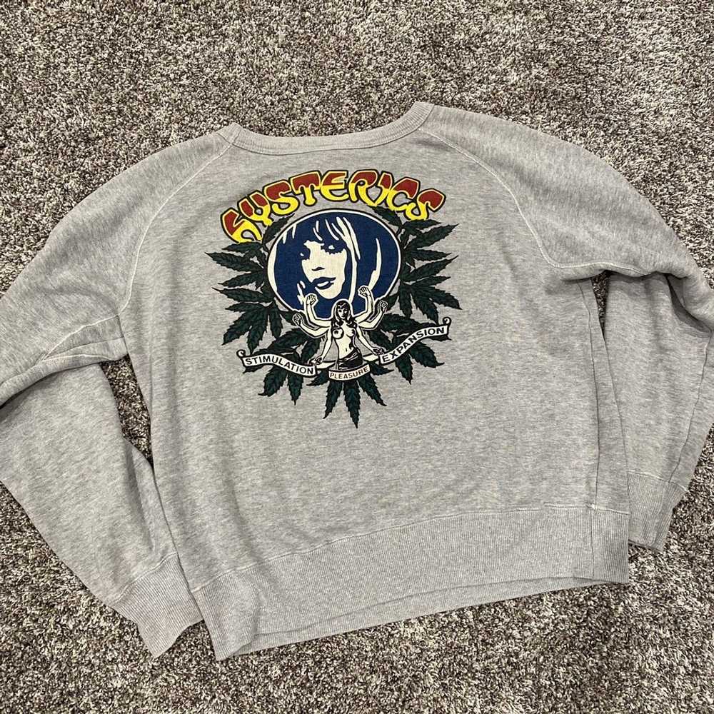 Hysteric Glamour Hysteric Glamour Weed Crewneck - image 1