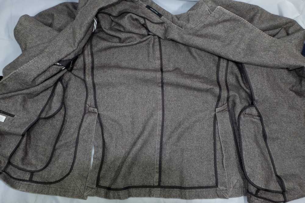 Tagliatore Wool And Cotton Brown Blazer Jacket - image 7