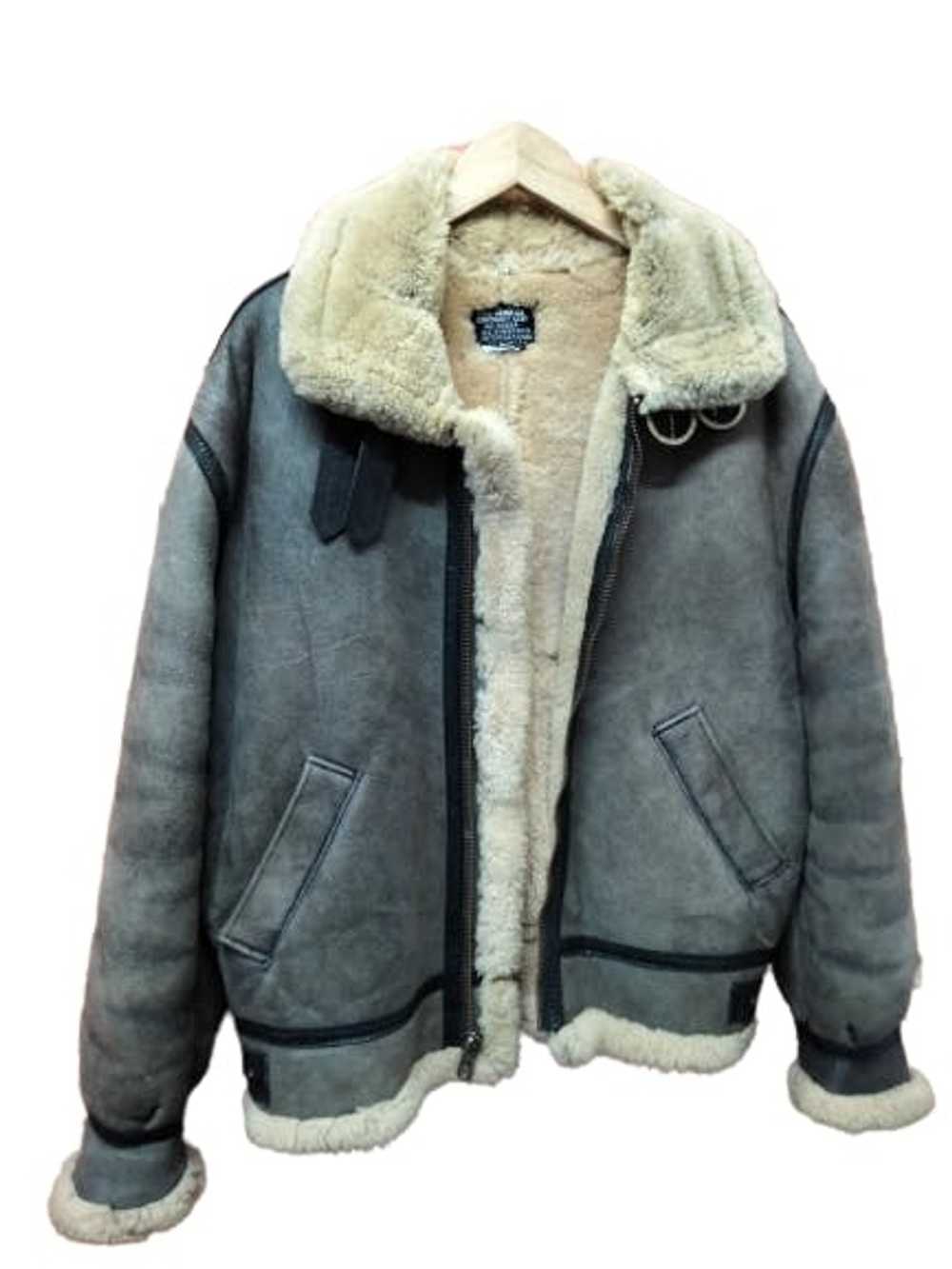 B 3 × Military × Sheepskin Coat 🔥 Rare🔥 Type B-… - image 3