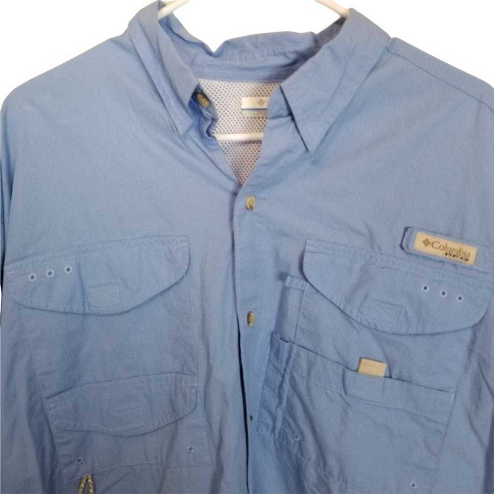 Columbia Columbia Mens L Blue PFG Bonehead Long S… - image 3