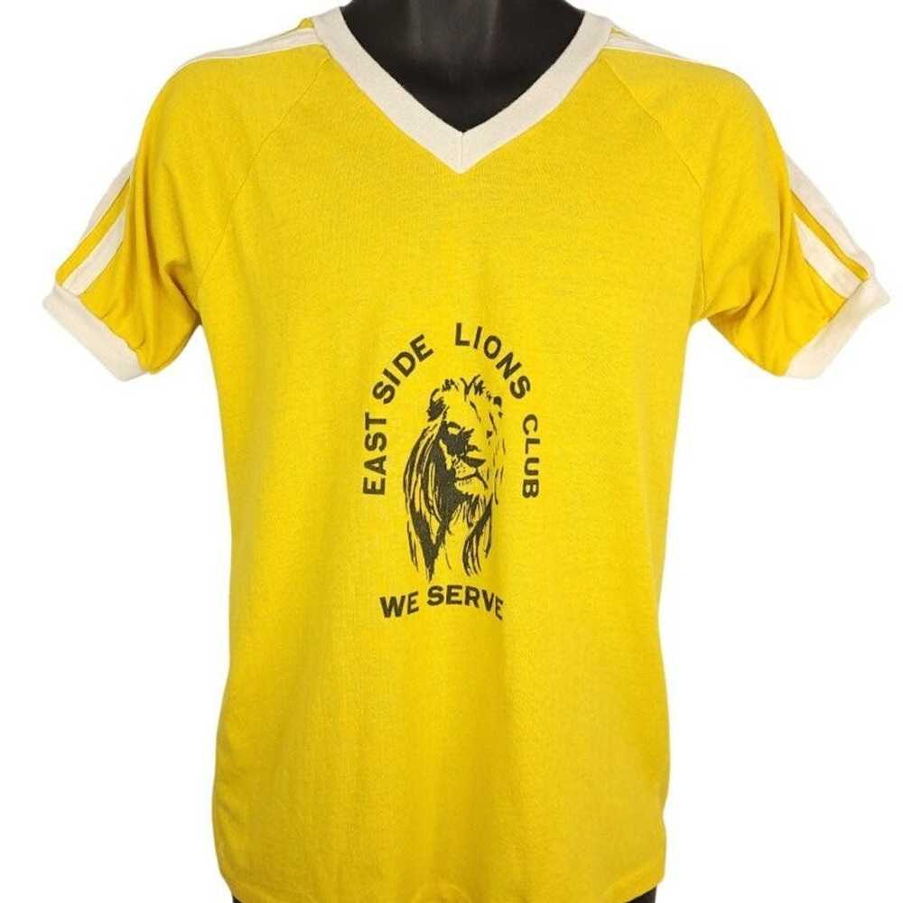 Vintage East Side Lions Club T Shirt Vintage 80s … - image 1