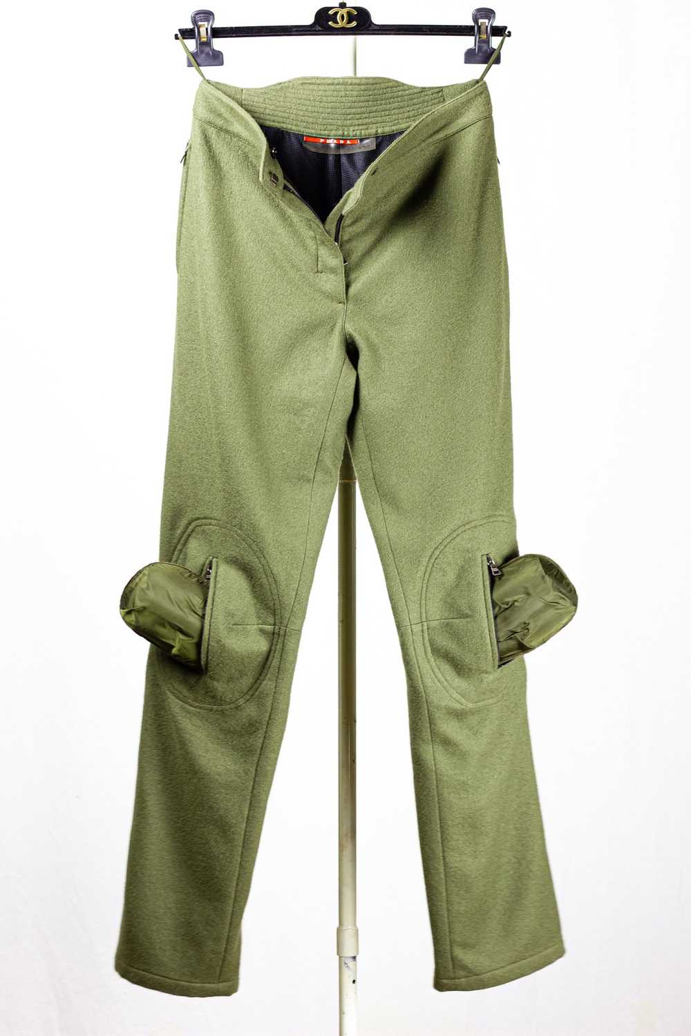 Prada Prada Ski Wool Pants With Knee Pads - image 1