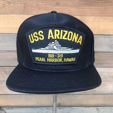 Vintage snapback hat uss - Gem