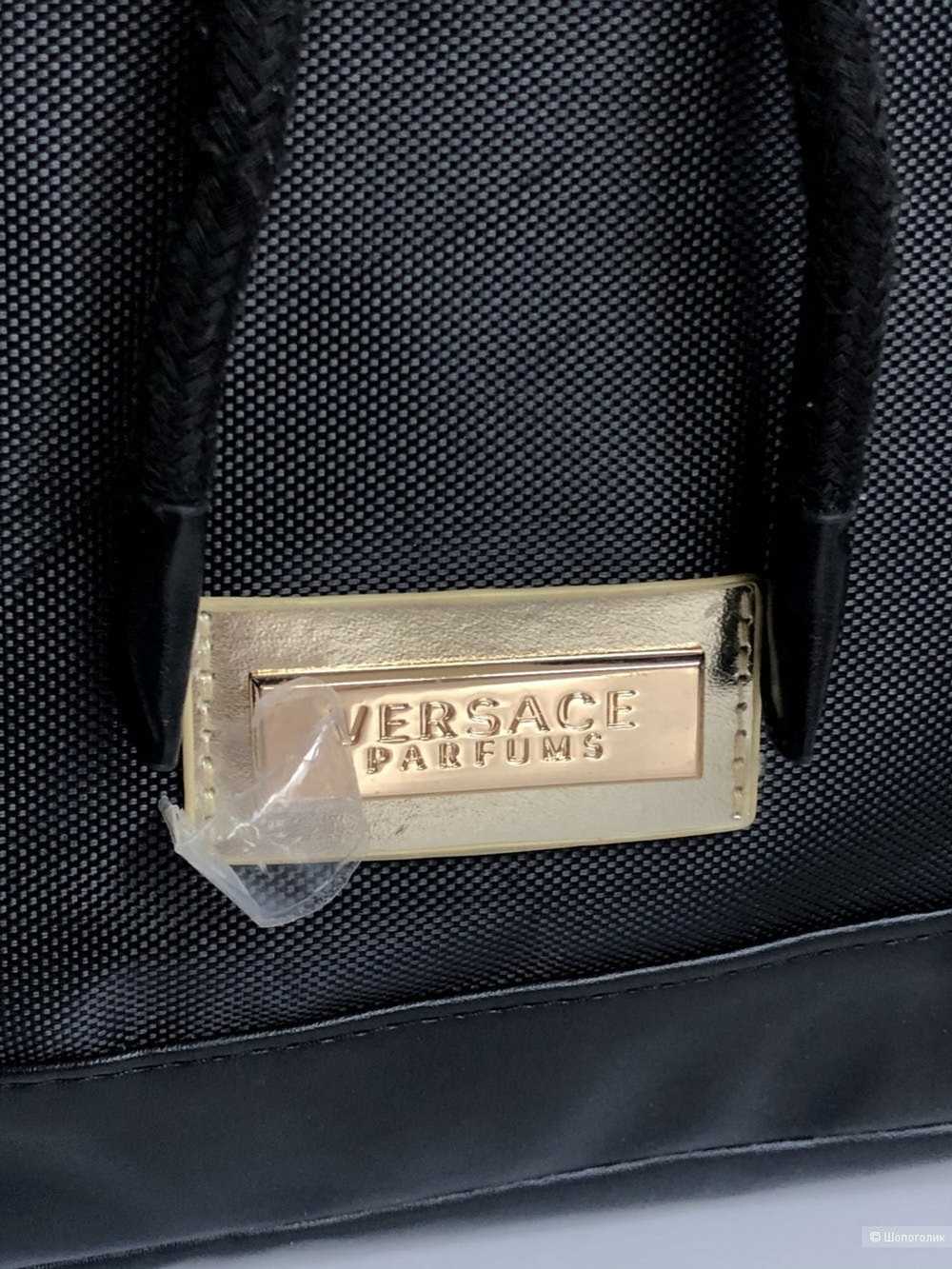 Versace Versace Parfums Black Nylon Backpack O/S - image 10