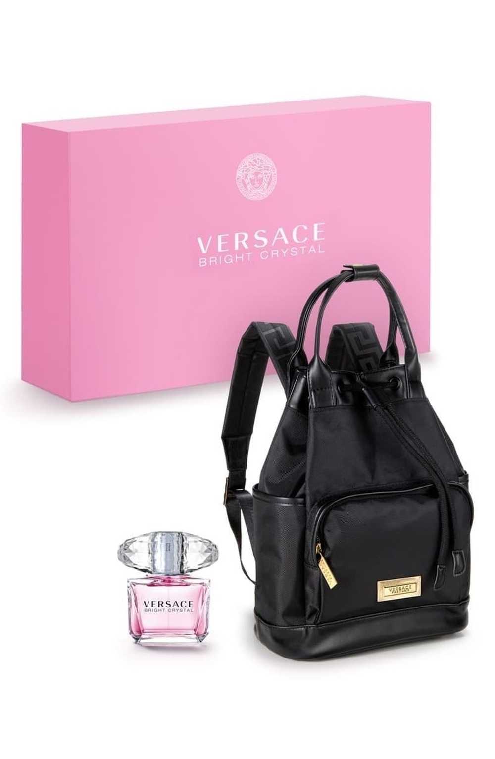 Versace Versace Parfums Black Nylon Backpack O/S - image 1