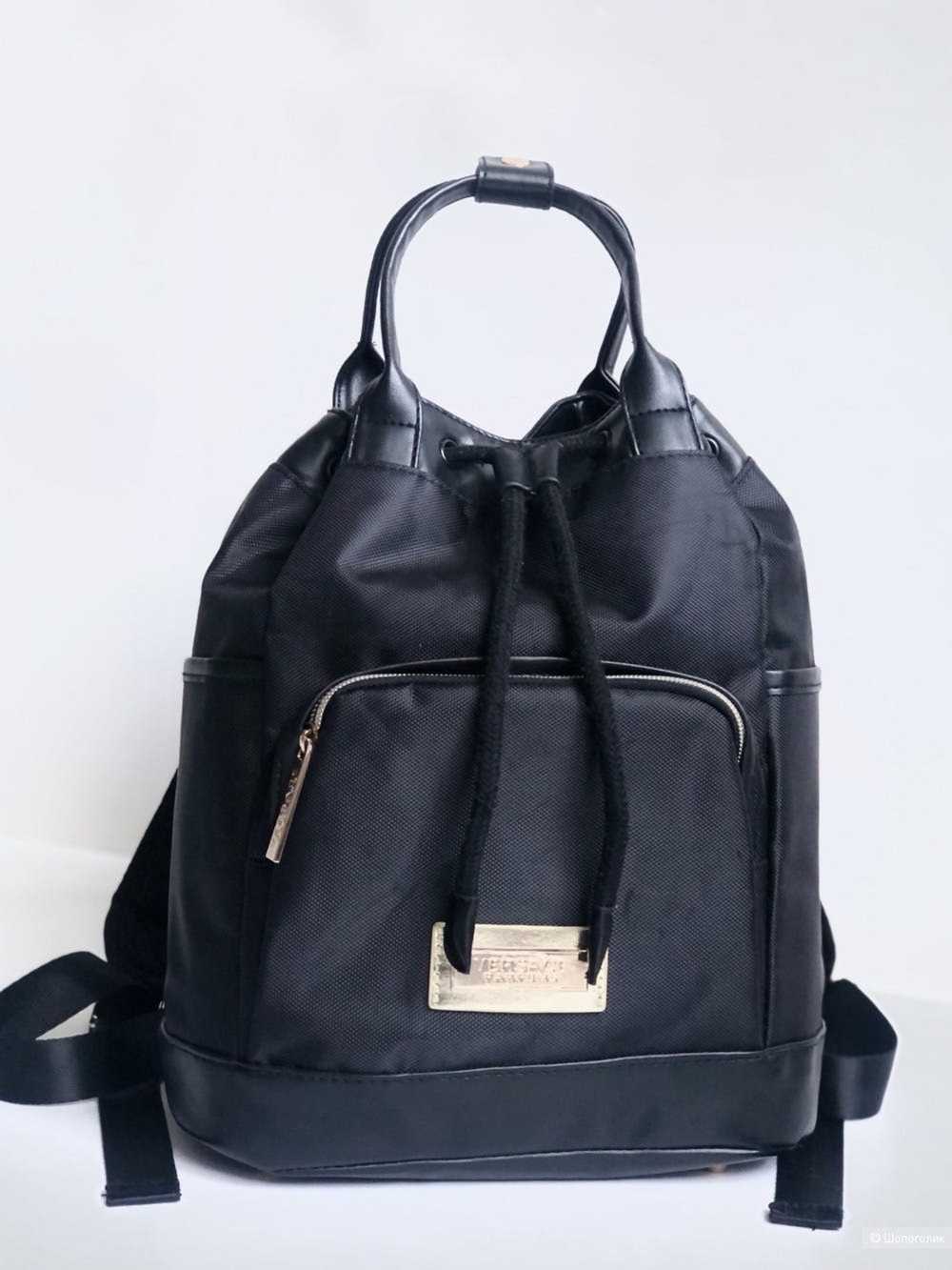 Versace Versace Parfums Black Nylon Backpack O/S - image 2