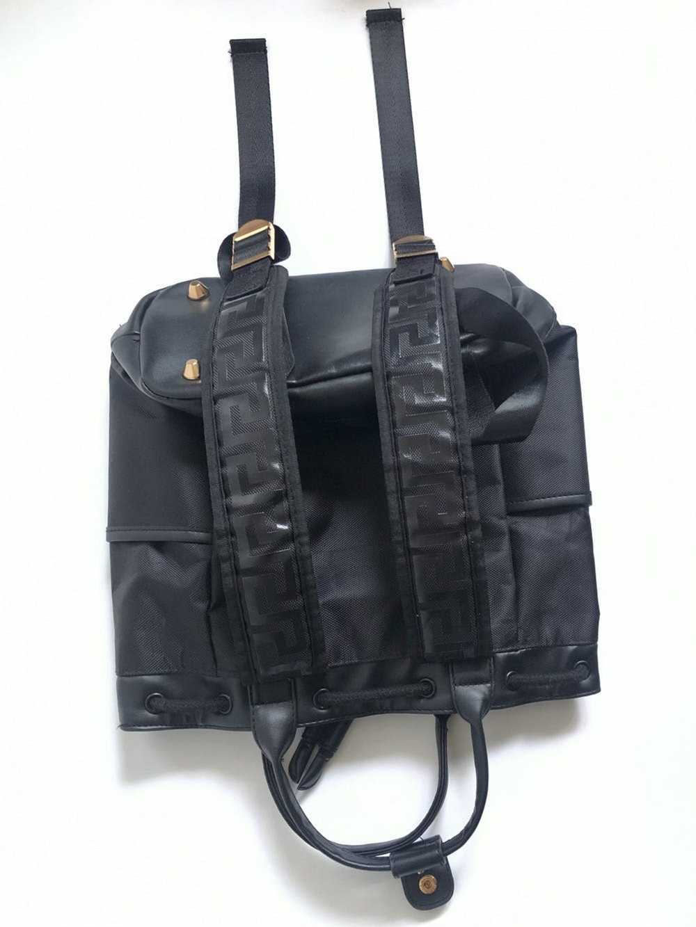 Versace Versace Parfums Black Nylon Backpack O/S - image 6