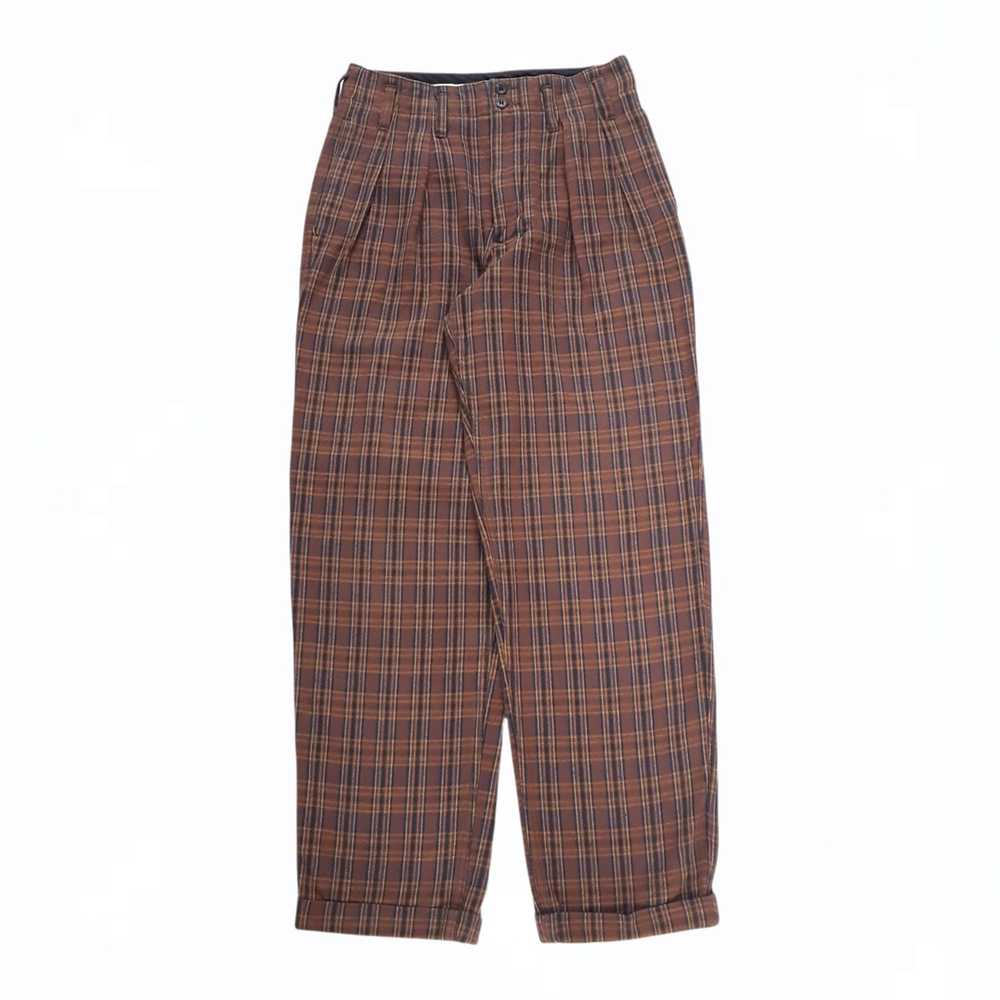 Nigel Cabourn Nigel Cabourn Plaid Pants Cuffed 28… - image 1