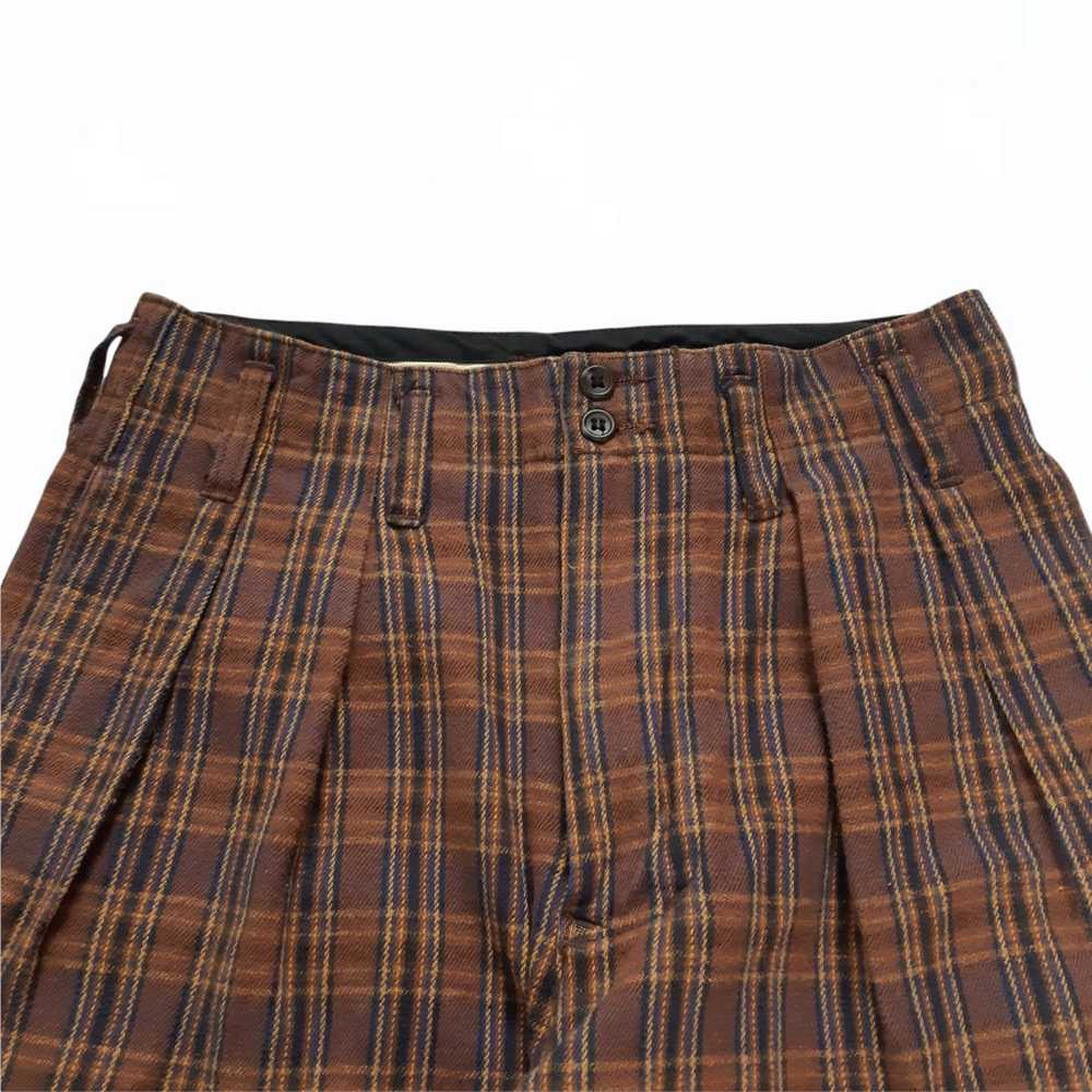 Nigel Cabourn Nigel Cabourn Plaid Pants Cuffed 28… - image 2